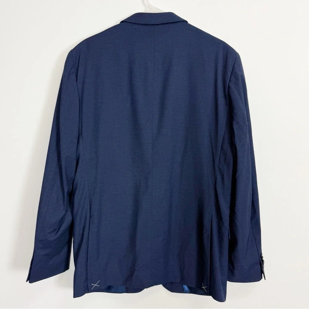 The Saville Row London Hoxton Sport Coat Mens 40L Blue Blazer Jacket NWOT NEW